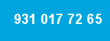 931 017 72 65